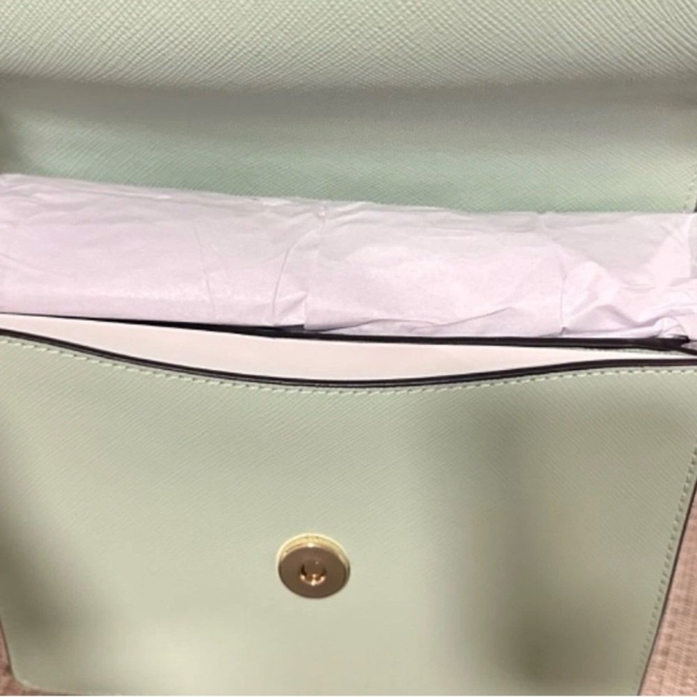 kate spade Mint Green Structured Top-Handle Satchel - Picture 6 of 16